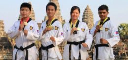 UP Taekwondo Club Awarded Medals in Siem Reap Taekwondo Association Championship
