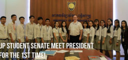 UP student senate meet president for the 1st time