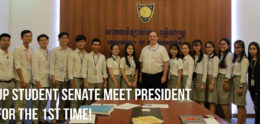 UP student senate meet president for the 1st time