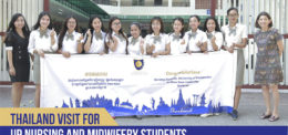 Thailand visit for UP nursing and midwifery students