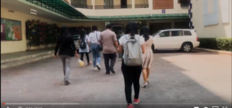 Pioneer group of health counselling students at UP