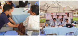 HEALTH CHECK UP AT TONEL BATI , TAKEO PROVINCE