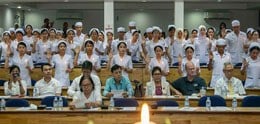 UP NURSES AND MIDWIVES PLEDGE AT NIGHTINGALE CEREMONY