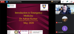 Emergency Medicine online lectures for UP Internship students delivered by Dr. Adrian Kerner