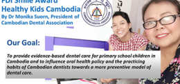 HEALTHY KIDS CAMBODIA RECEIVES INTERNATIONAL AWARD FOR ORAL HEALTH