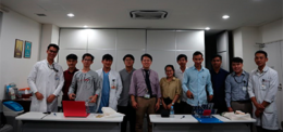 UP Medical Students Join Laparoscopic Surgery Simulation Training at Sunrise Japan Hospital