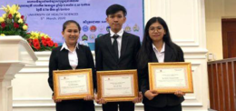 UP Pharmacy Student wins Hun Sen Research Runner-Up award