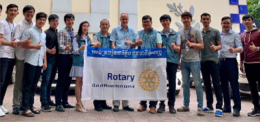 VISIT BY ROTARY CLUB OF PHNOM PENH CENTRAL