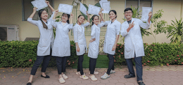 MD Year 7 Students Have Completed A Five Month Internship At Angkor Hospital For Children In Siem Reap