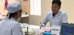 Medical Laboratory Students take Mock Exam
