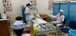 Nursing Students get ready for Graduation Exam