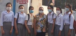 Midwifery students go for clerkship at Cambodia-Chines friendship Presh Kosamak Hospital.