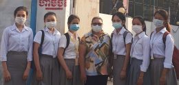 Midwifery students go for clerkship at Cambodia-Chines friendship Presh Kosamak Hospital.